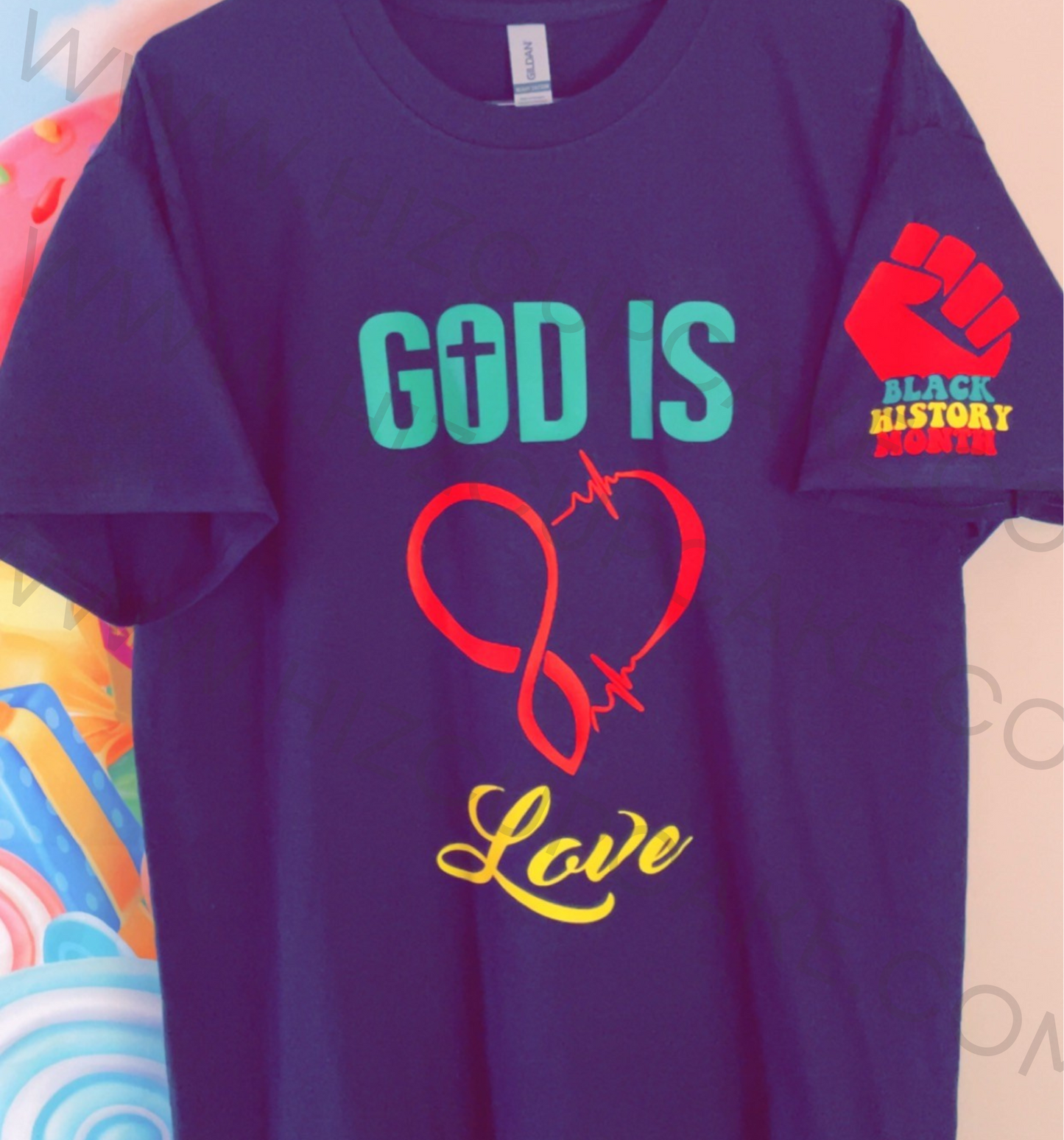 God Is Love Celebrates Black History Month Shirt